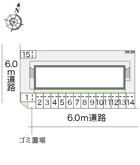 ★手数料０円★久喜市青葉　月極駐車場（LP）